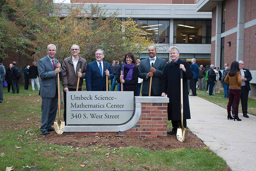 Umbeck Science-Mathematics Center groundbreaking, 2018