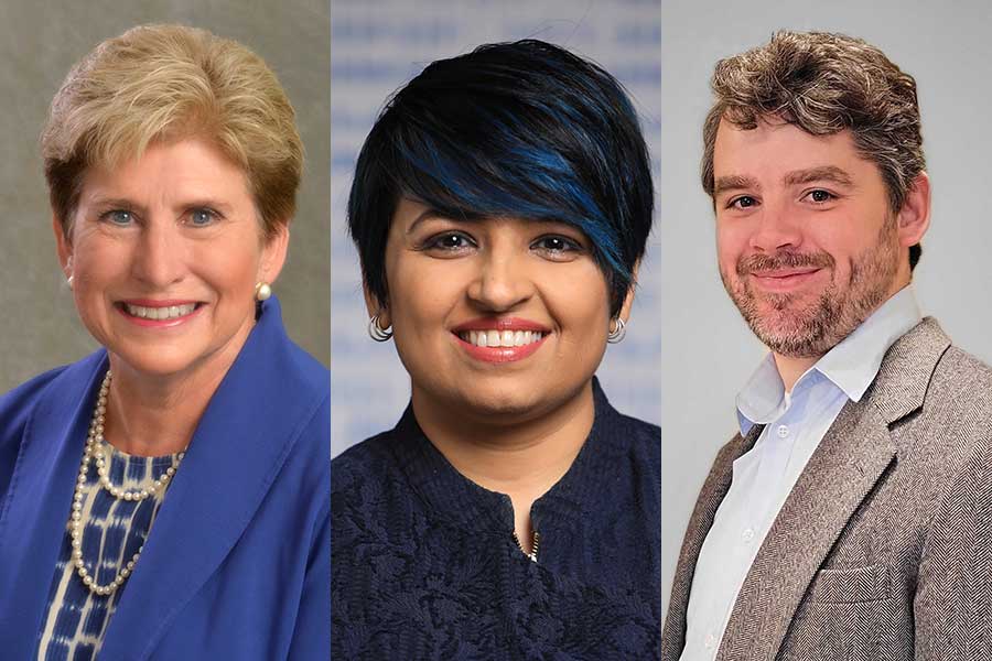 Merry Mosbacher ’80, Hardika Shah ’92, and Shane Fogerty '09 will be honored with Alumni Achievement Awards.