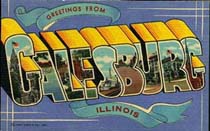 Galesburg postcard