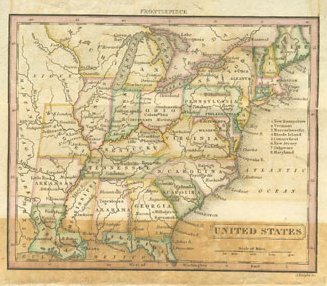 Map: View of the Valley of the Mississippi