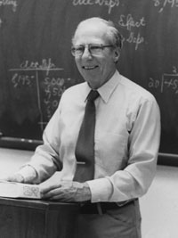 Wilbur Pillsbury in the classroom