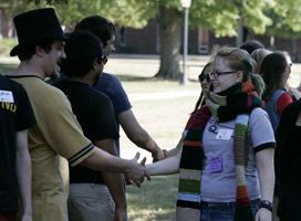 Dressed up for Pumphandle