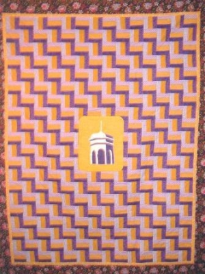 Quilt to be auctioned on eBay for the Bandhavi School.