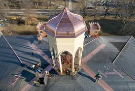 Old Main gets a copper roof