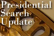 Presidential Search Update