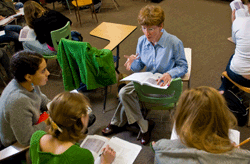 95: The percentage of seniors who have visited their professor's house