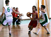 Athlete competes internationally