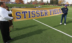 Announcing Stisser Field at Homecoming 2012