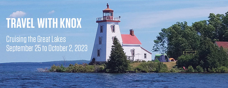 Travel with Knox to the Great Lakes