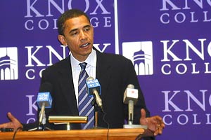 Barack Obama at Knox College