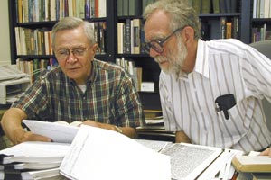 Rodney Davis, Douglas Wilson in the Lincoln Studies Center