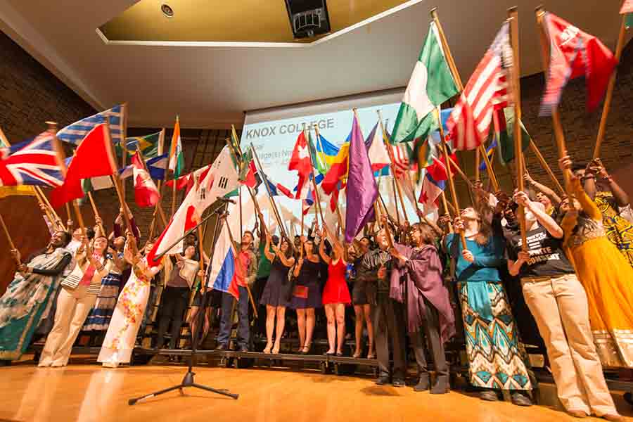 International Fair at Knox College provides students from around the world with an opportunity to share their cultures