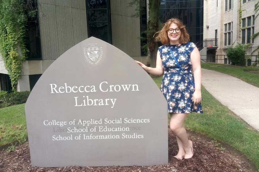 Connie Meade '19 plans to become a librarian