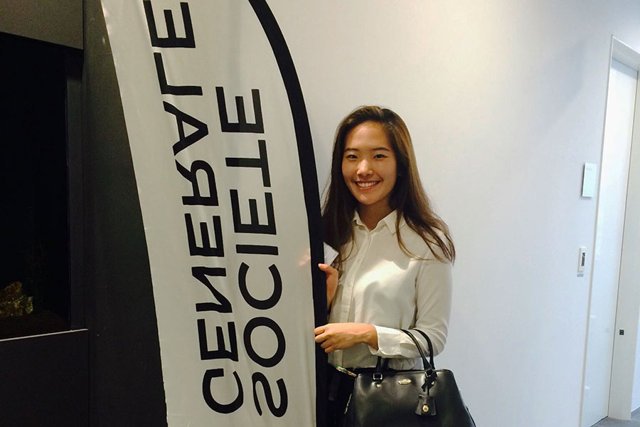 Ha further enhanced her business and translation skills while interning at Societe Generale bank.