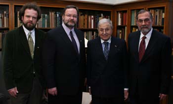 2008 Alumni Achievement Ward Winners Ander Monson, Keith Belzer, Richard E. Cheney and Alan B. Anderson