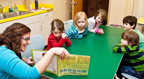 Juliette Campbell teaches at Discovery Depot Children's Muesum