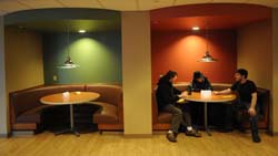 Students enjoy new places to converse in new Taylor Lougne