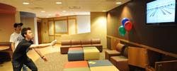 Students play WII in new Taylor Lounge