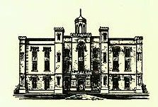 Old Main Line Drawing