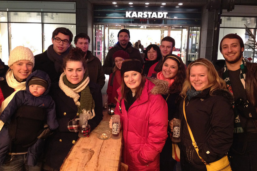 Christmas Markets of Berlin. Faculty Daniel Beers, Emre Sencer and Todd Heidt led students on a trip to Berlin, Germany, and Istanbul, Turkey, in conjunction with their European Identities class.