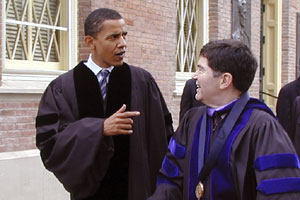 Barack Obama, Roger Taylor in 2005