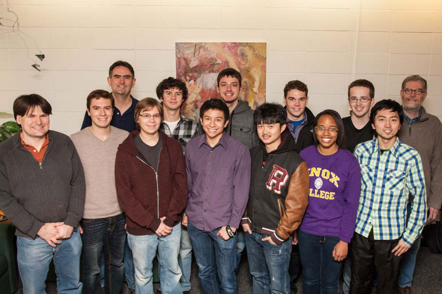 Computer programming students placed second among 15 liberal arts colleges in an intense regional contest.