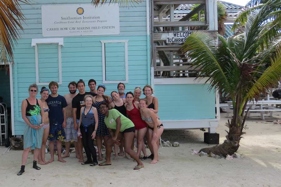 Building on their classroom studies at Knox, students traveled to Belize to study that country's marine biology.