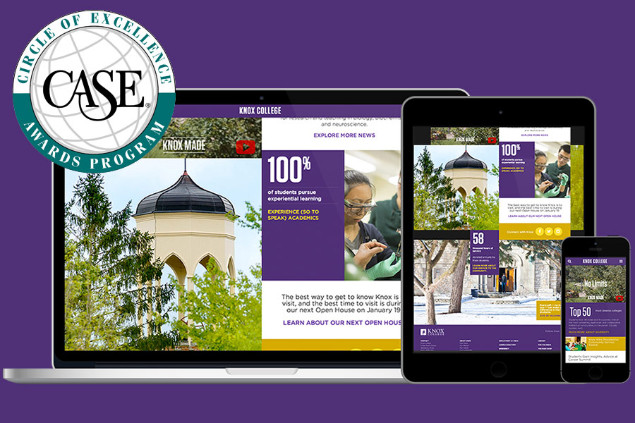 National award to Knox College website.