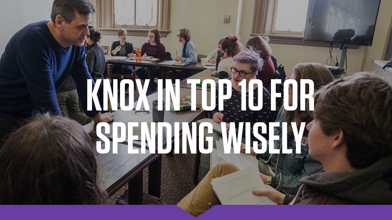 Knox Ranked in US News Top 10 Most Efficient Colleges