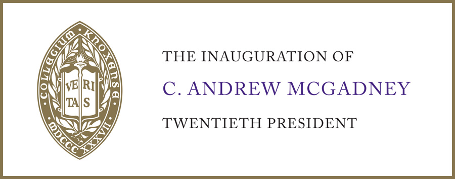 The Inauguration of C. Andrew McGadney, Twentieth President
