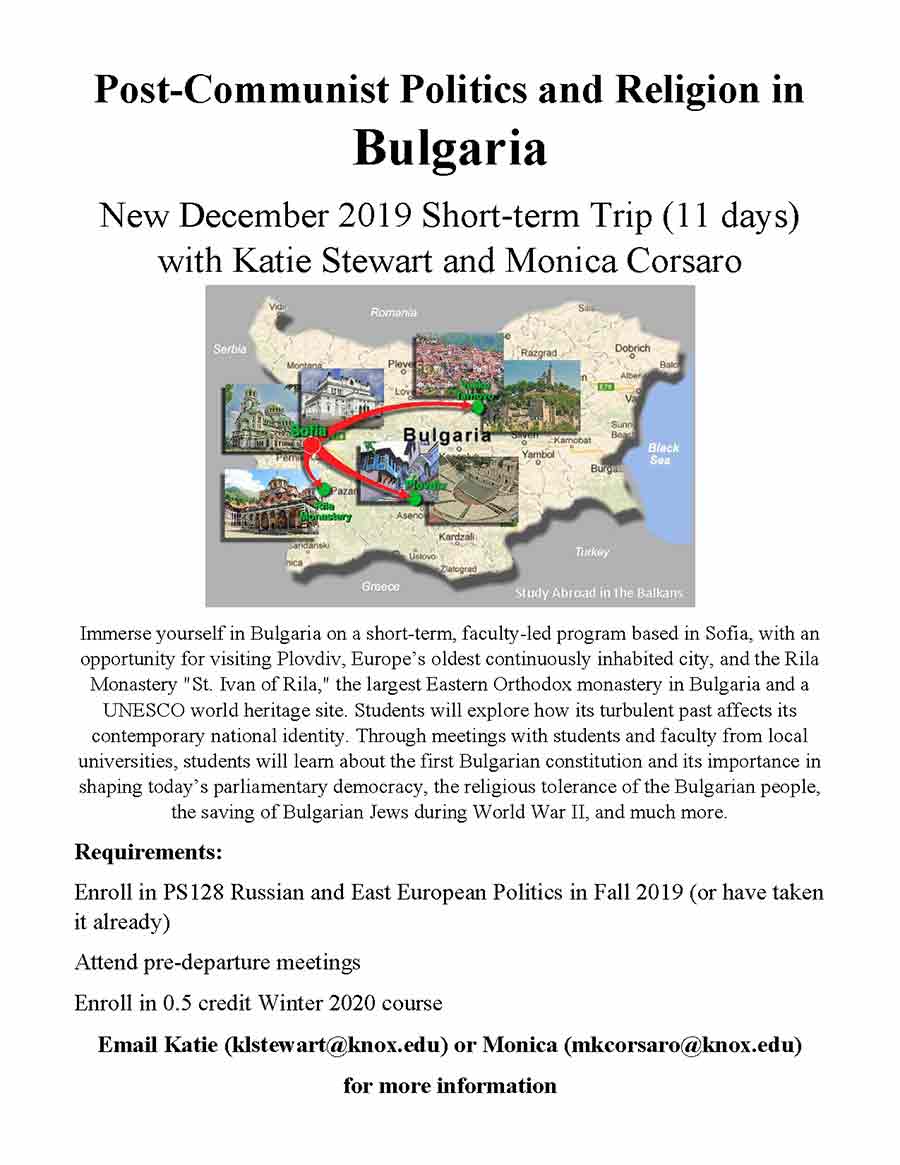 Bulgaria December Trip Info Session