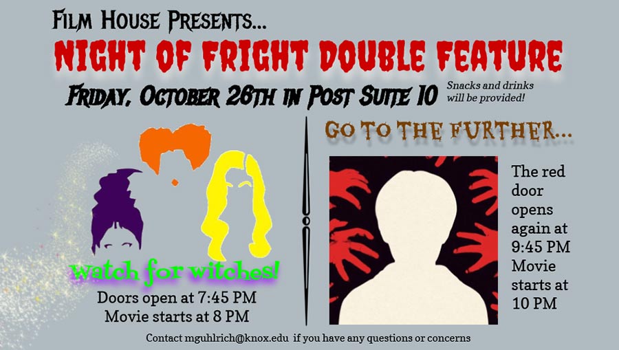 Film House Night of Fright Double Feature