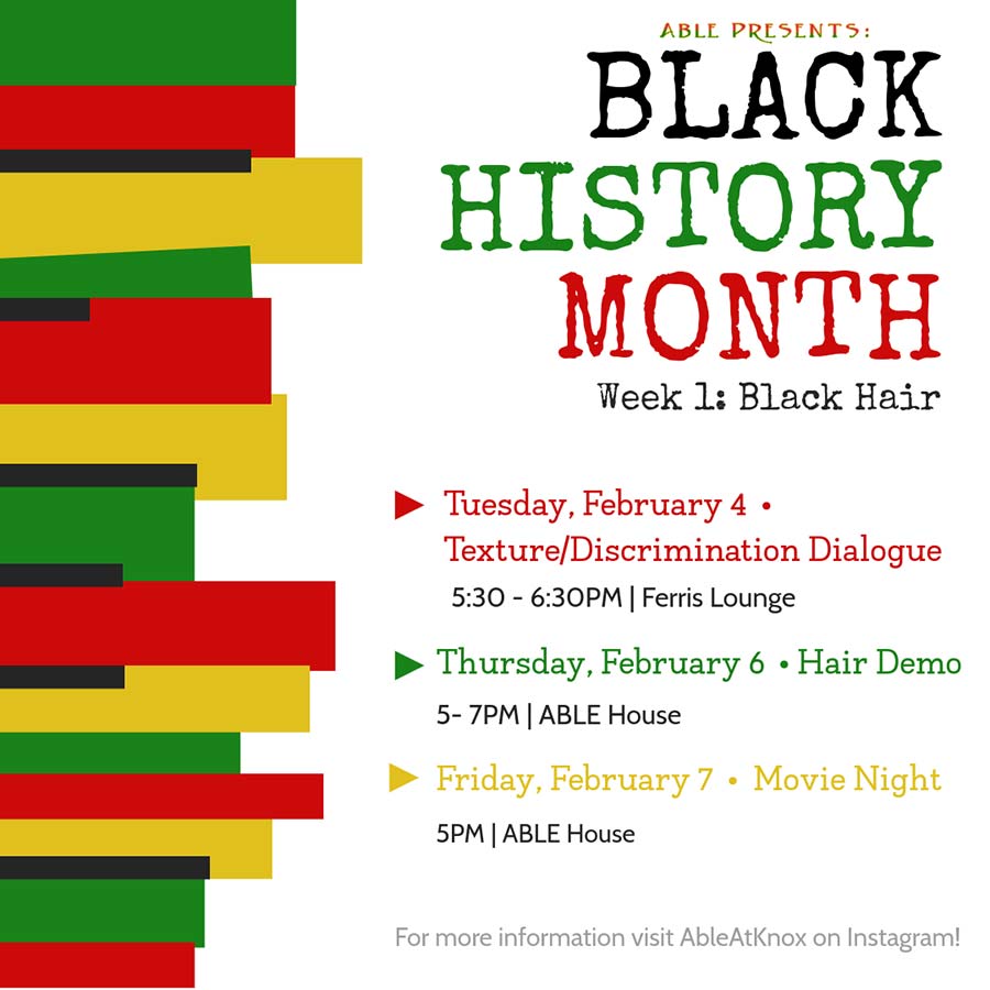 Hair Demo Events Calendar Knox College