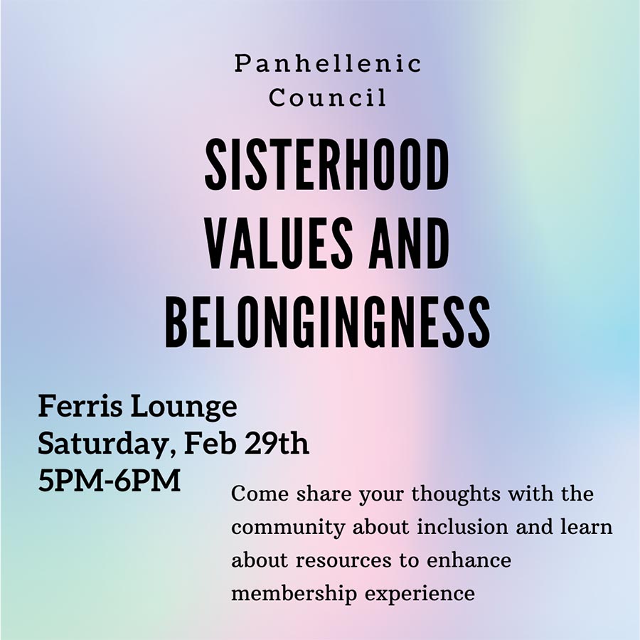 Sisterhood Values and Belonging