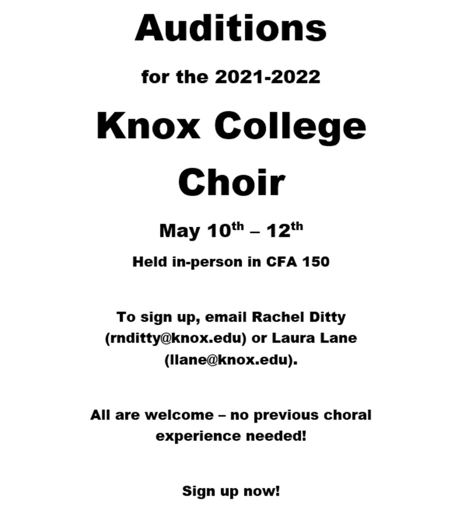 KnoxChoirAuditions