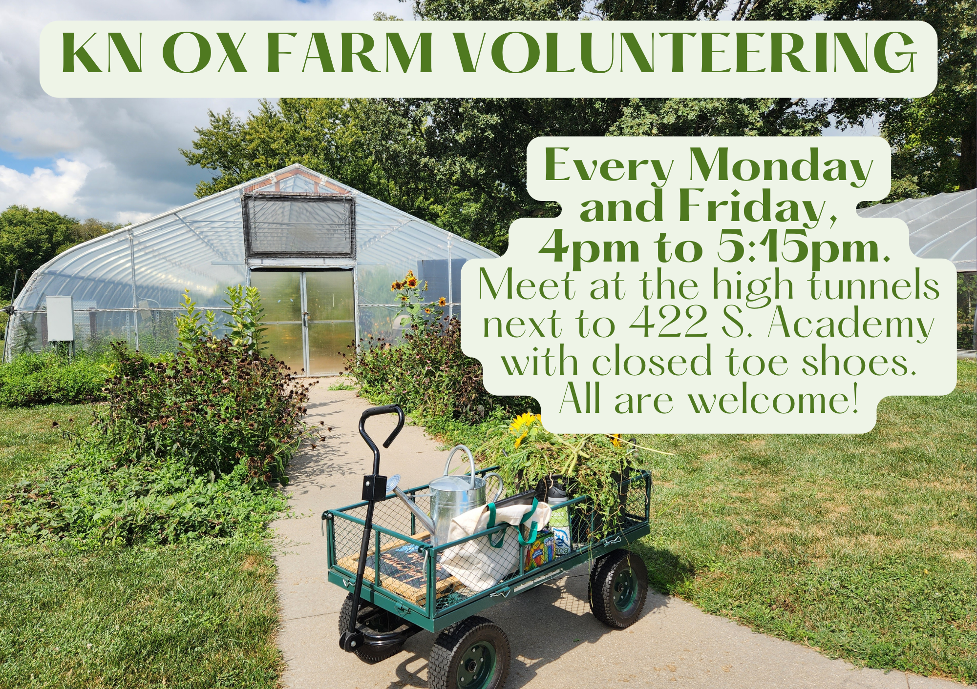 Volunteer at The Knox Farm Events Calendar Knox College