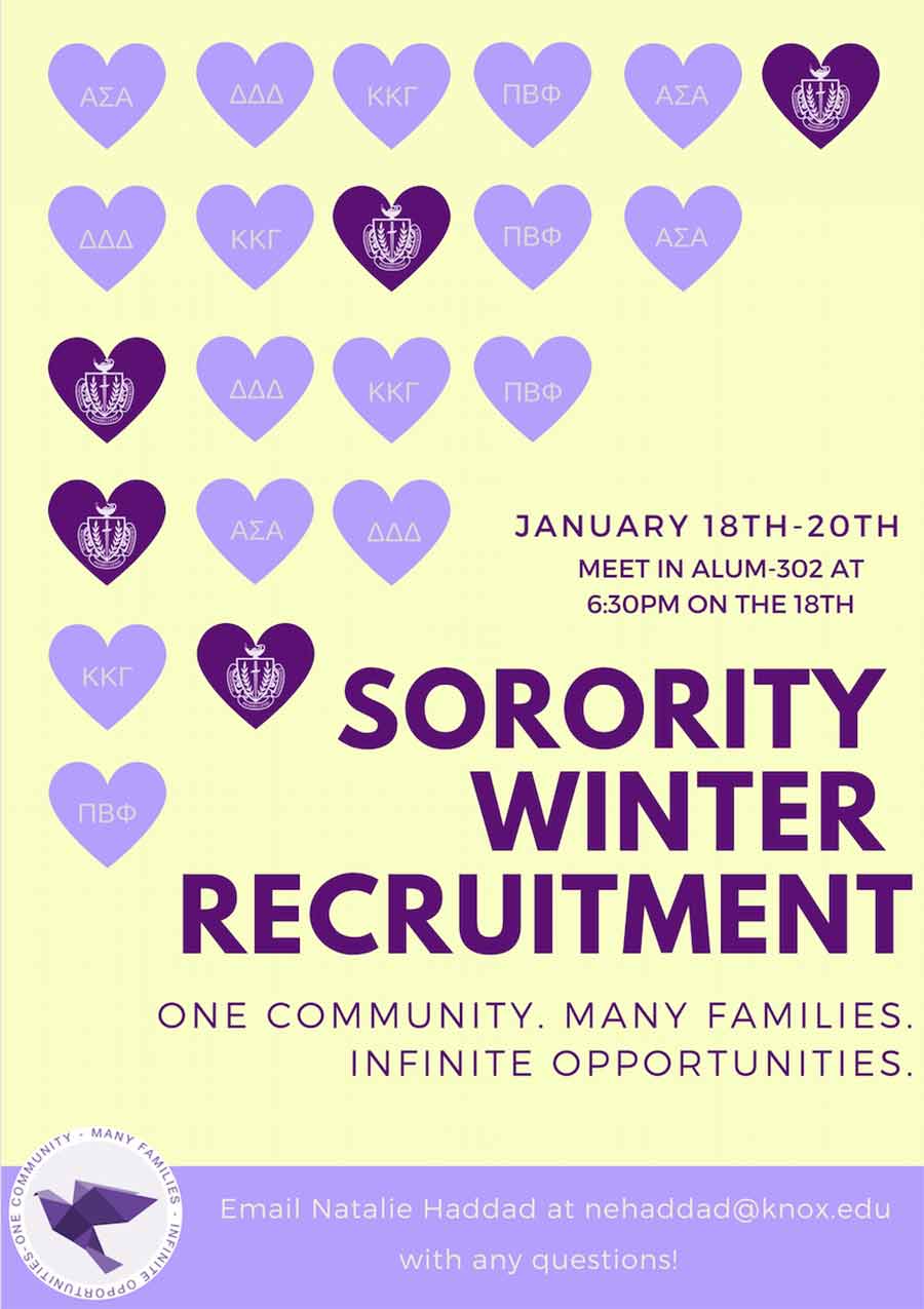 Sorority Winter Recruitment