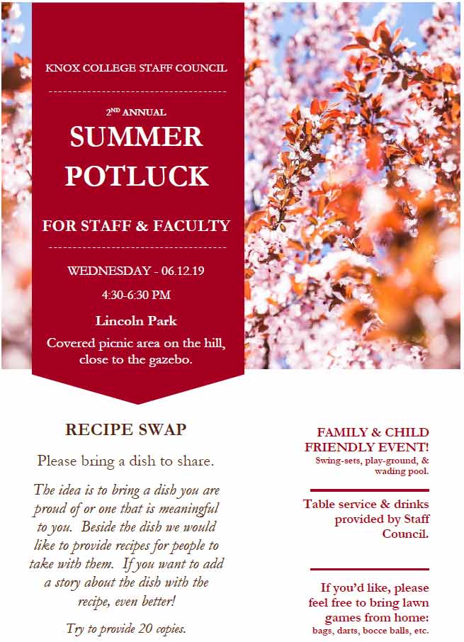Staff Council Potluck
