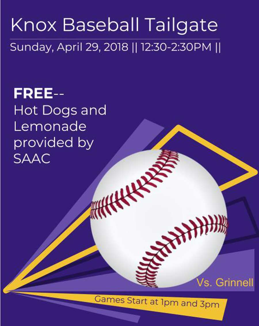 Baseball SuperFan Club Tailgate Events Calendar Knox College