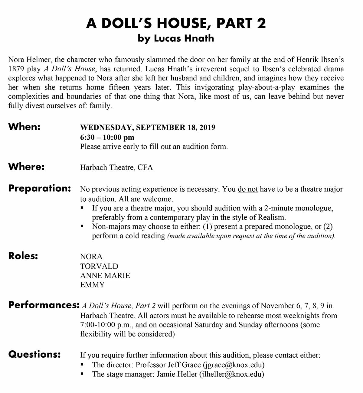 TheatreAuditions