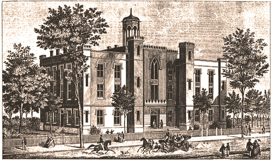 Old Main lithograph