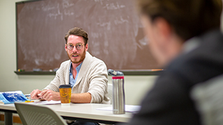 Students and faculty in the classroom