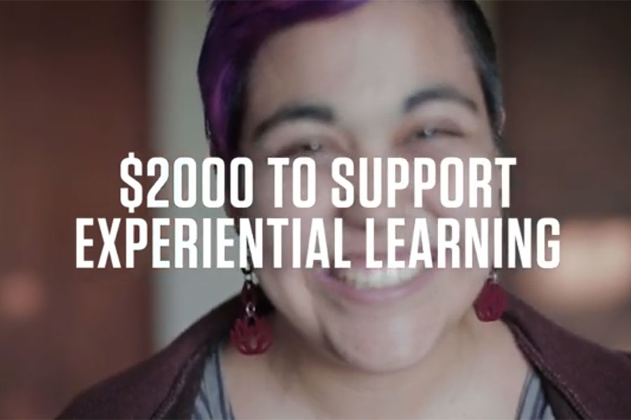 $2000 to Support Experiential Learning