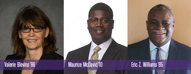 Knox Service Awards 2023: Valerie Blevins '86, Maurice McDavid '10, Eric Z. Williams '85