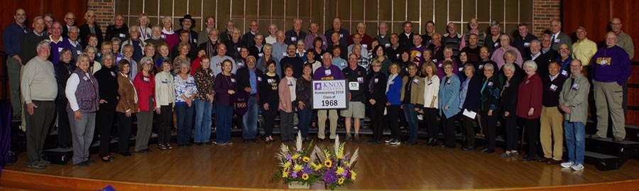 Homecoming 2018 Class of 1968 50th Reunion Class Photo