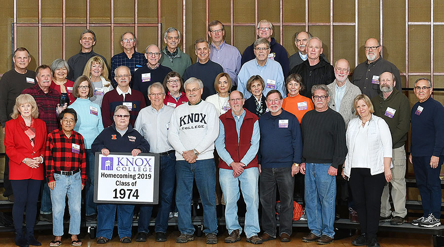 Homecoming 2019 Class of 1974 45th Reunion Class Photo