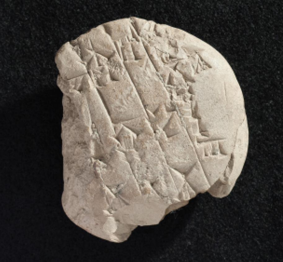 Cuneiform tablet dating to about 1700 BCE