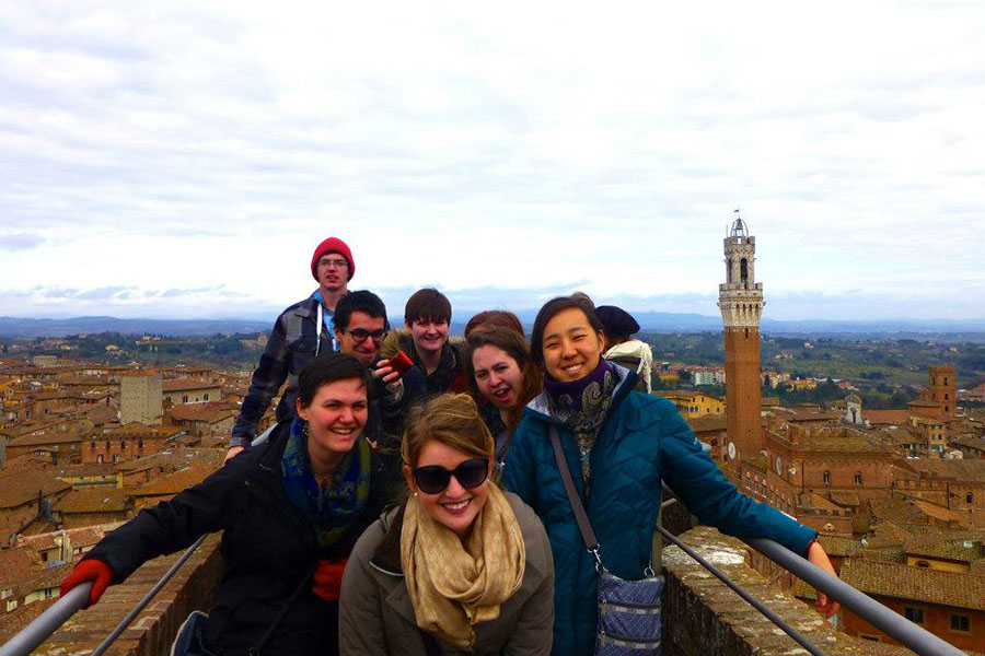 Knox College students Study Abroad in Italy