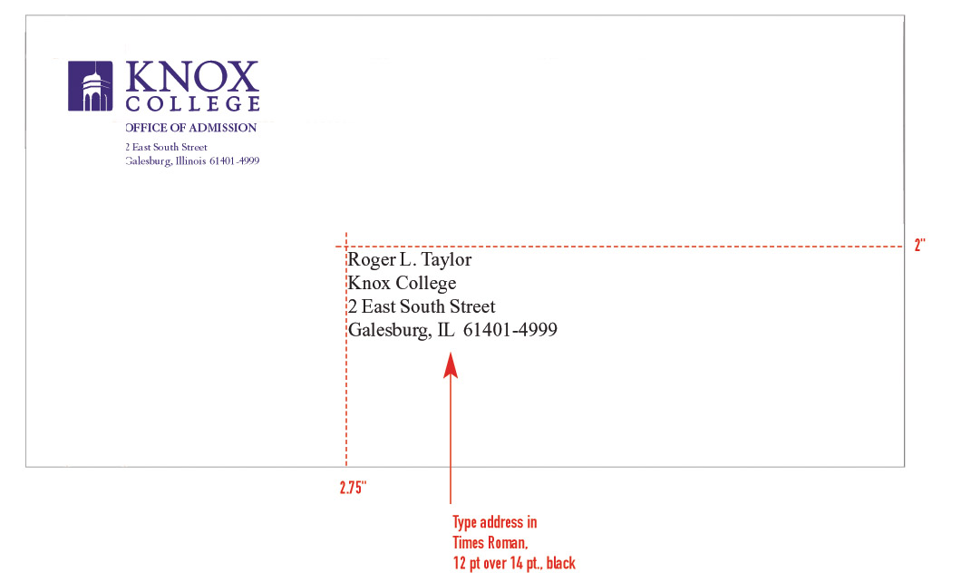 college address labels