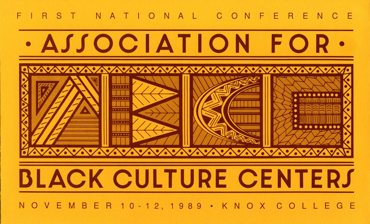 Conference poster for First National Conference of the Association for Black Culture Centers